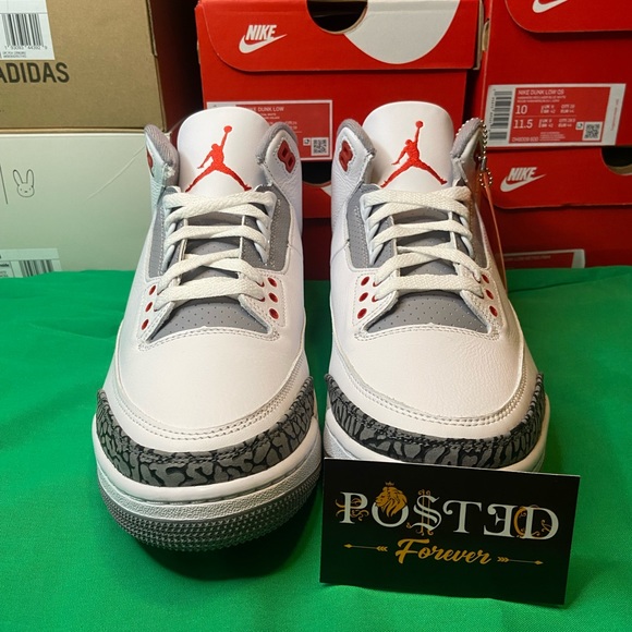 Jordan 3 fire red dead stock main image 4